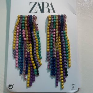 Zara rhinestone earrings